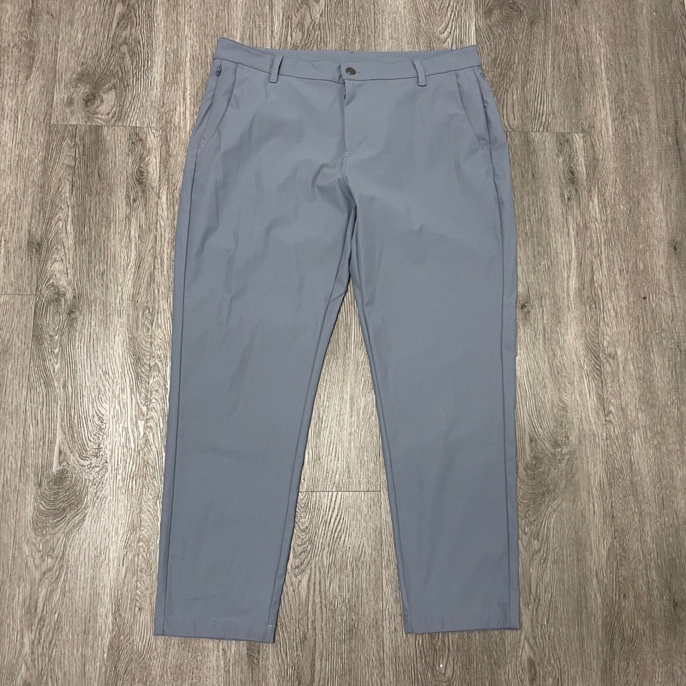 Fabletics Pants Mens 36x28 Grey Don 5-Pocket Golf Performance Tech MB0118
